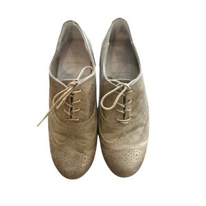 White Mountain Brown Wingtip Women's Lace Up Oxford Shoes Size 8
